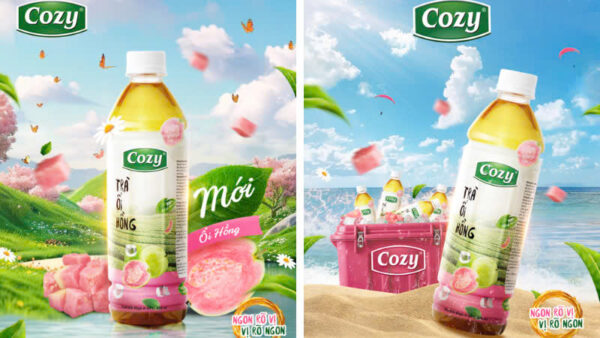 Combo 1 lốc 6 chai Trà Cozy Ổi Hồng - Hình ảnh 5