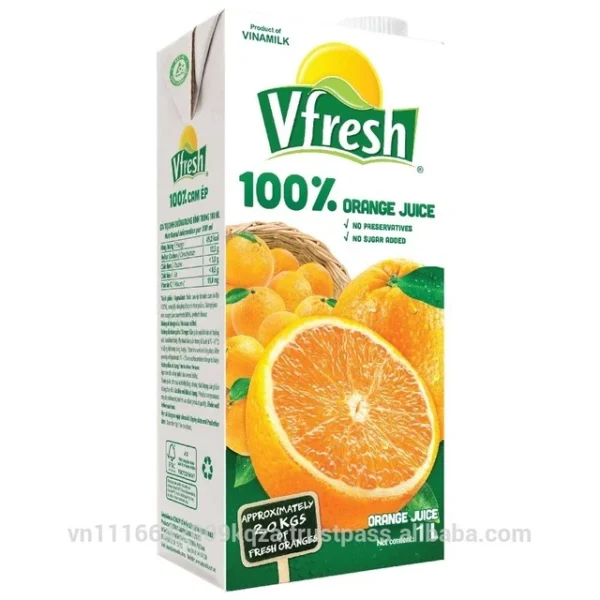 1 hộp Nước trái cây Vfresh vị camx(1L/hộp)